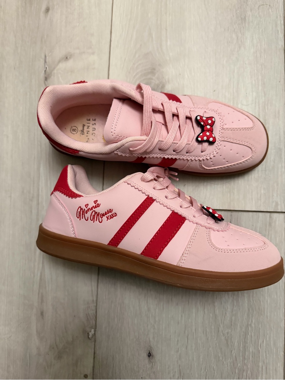 Disney Pink and Red Minnie Mouse Sneakers